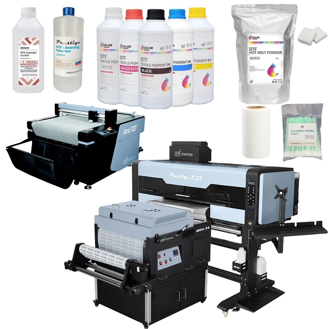 Prestige XL3 24" 8-Color DTF Printer Package & Bundle Options