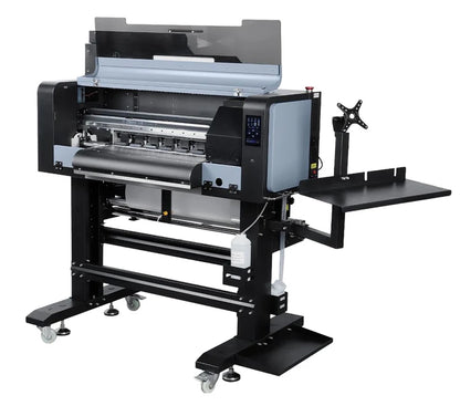 Large industrial printer on a white background