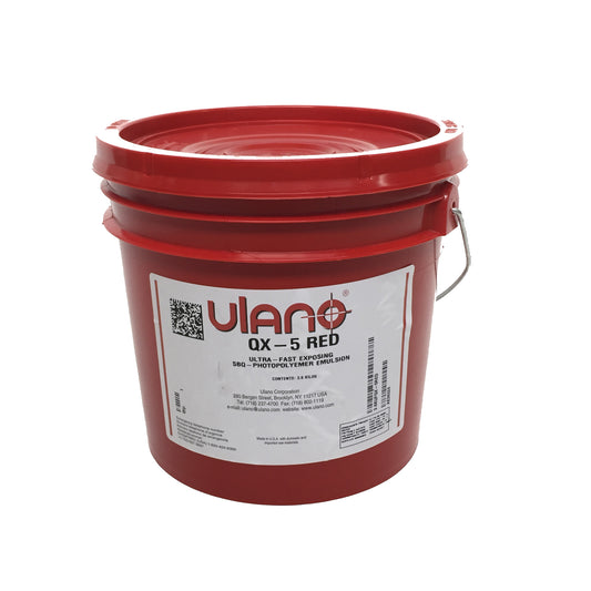 QX-5 Red Emulsion-Screen Printing Emulsion-Ulano Lawson Screen & Digital Products dtf printer screen printing direct to fabric equipment machine printers equipment dtg printer screen printing direct to garment equipment machine printers