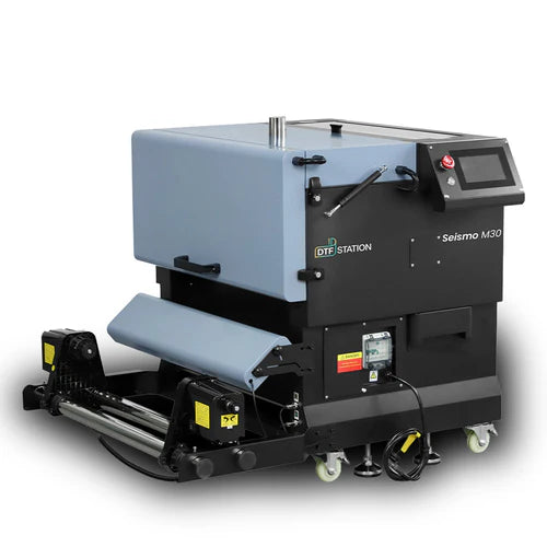 Large industrial machine with 'Seismo M30' branding on a white background