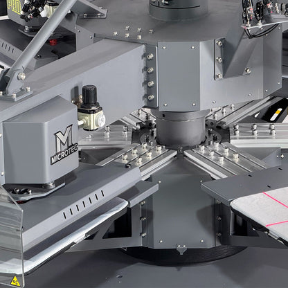 APEX X6 - 6 Station 16” x 20” Fully Automatic Rotary Heat Press - With Preheat