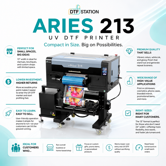Aries 213 - 13" UV DTF Printer