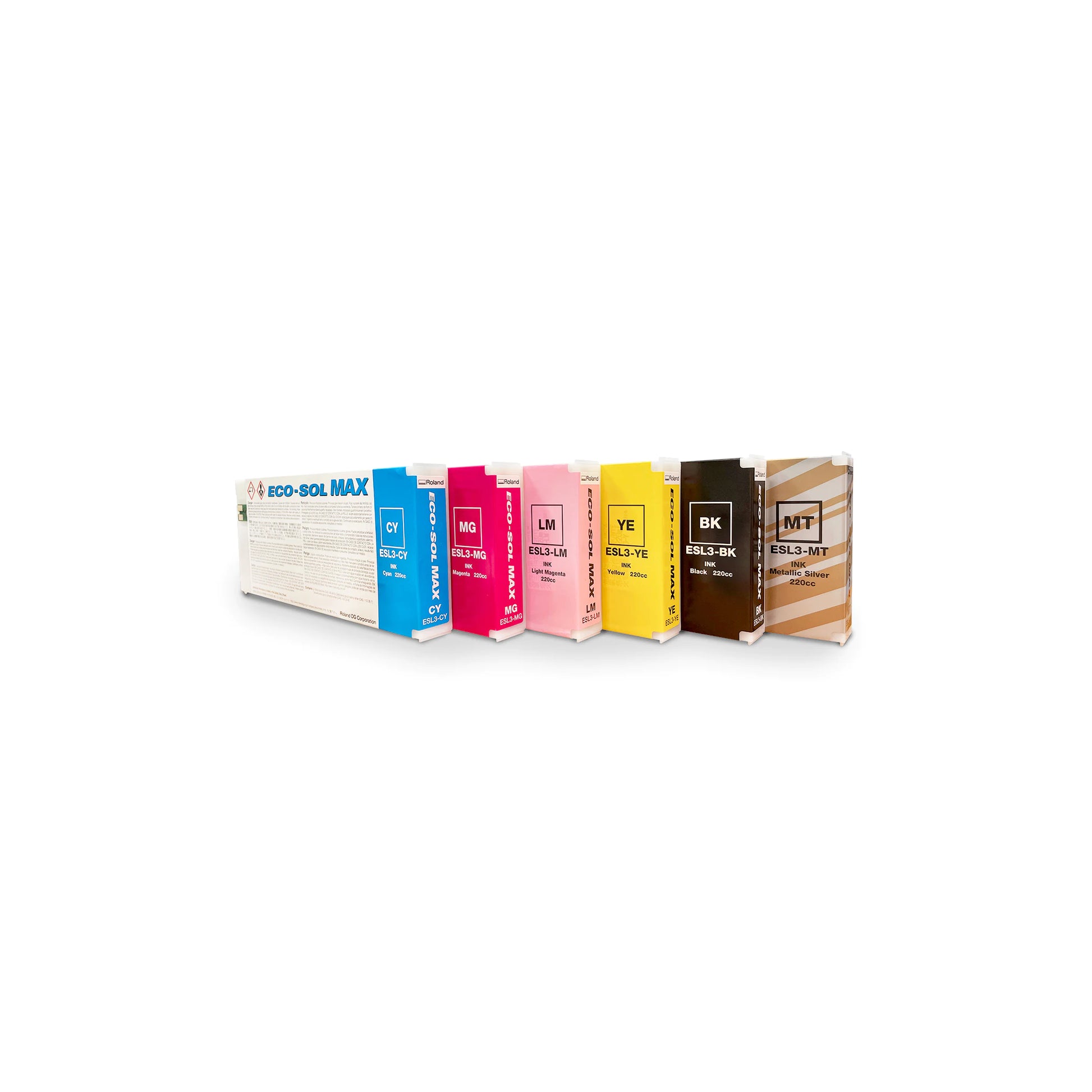 Eco-Sol MAX Roland Inkjet Ink Cartridges