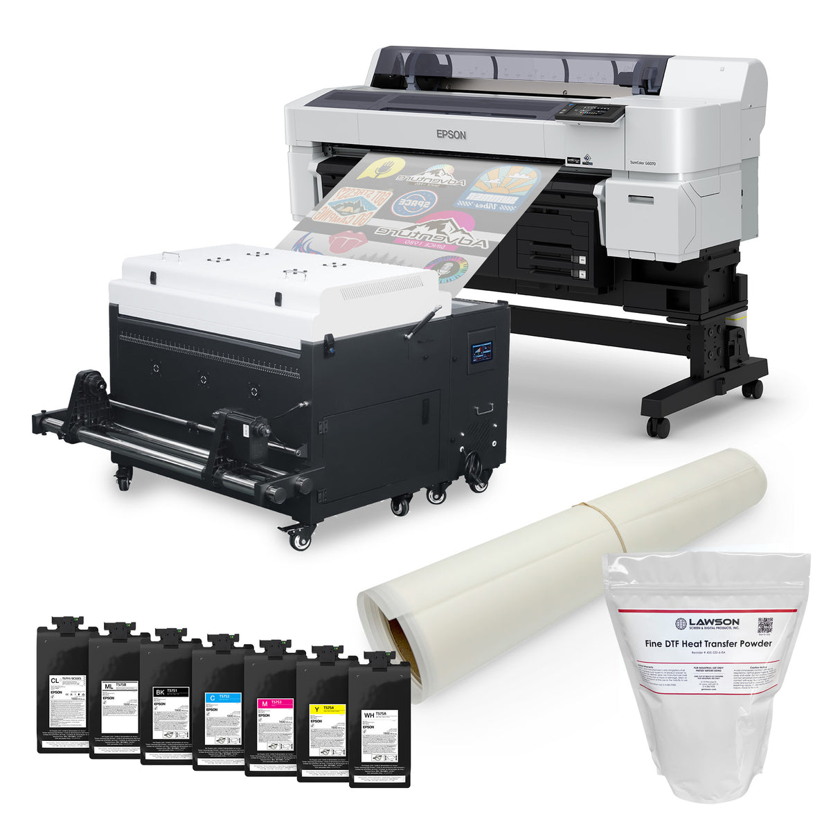 Epson G6070 DTF Shaker Dryer Bundle