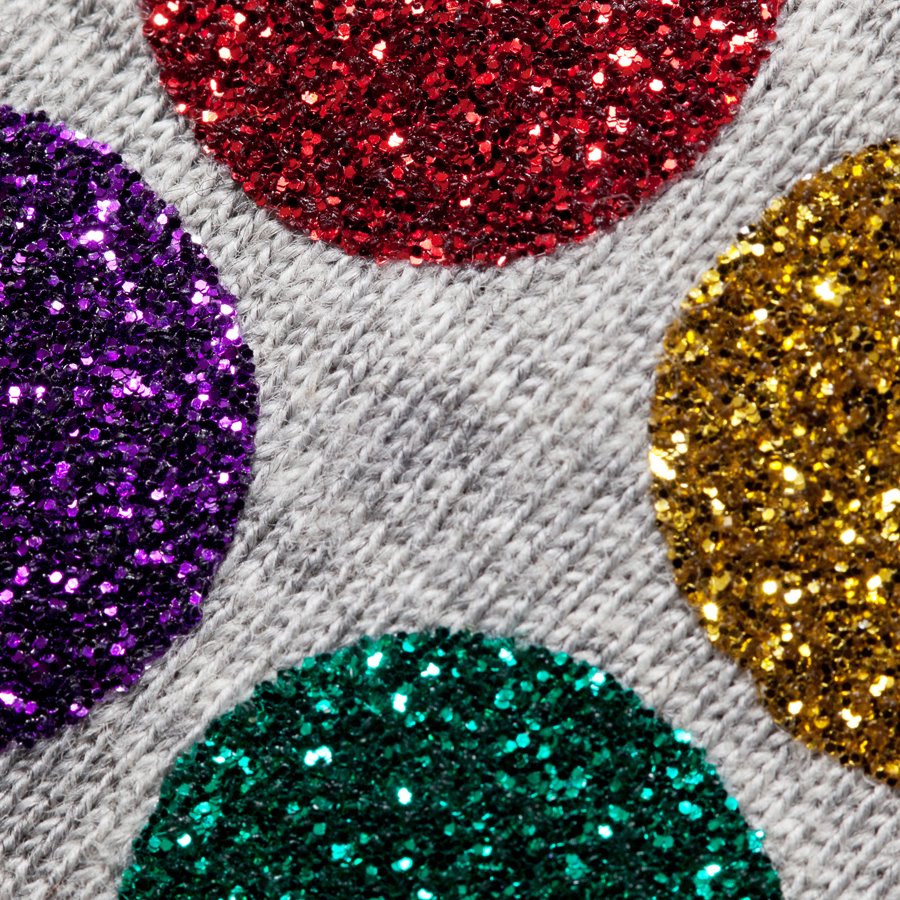 GlitterFlex®ULTRA - red, yellow, green, purple glitter examples
