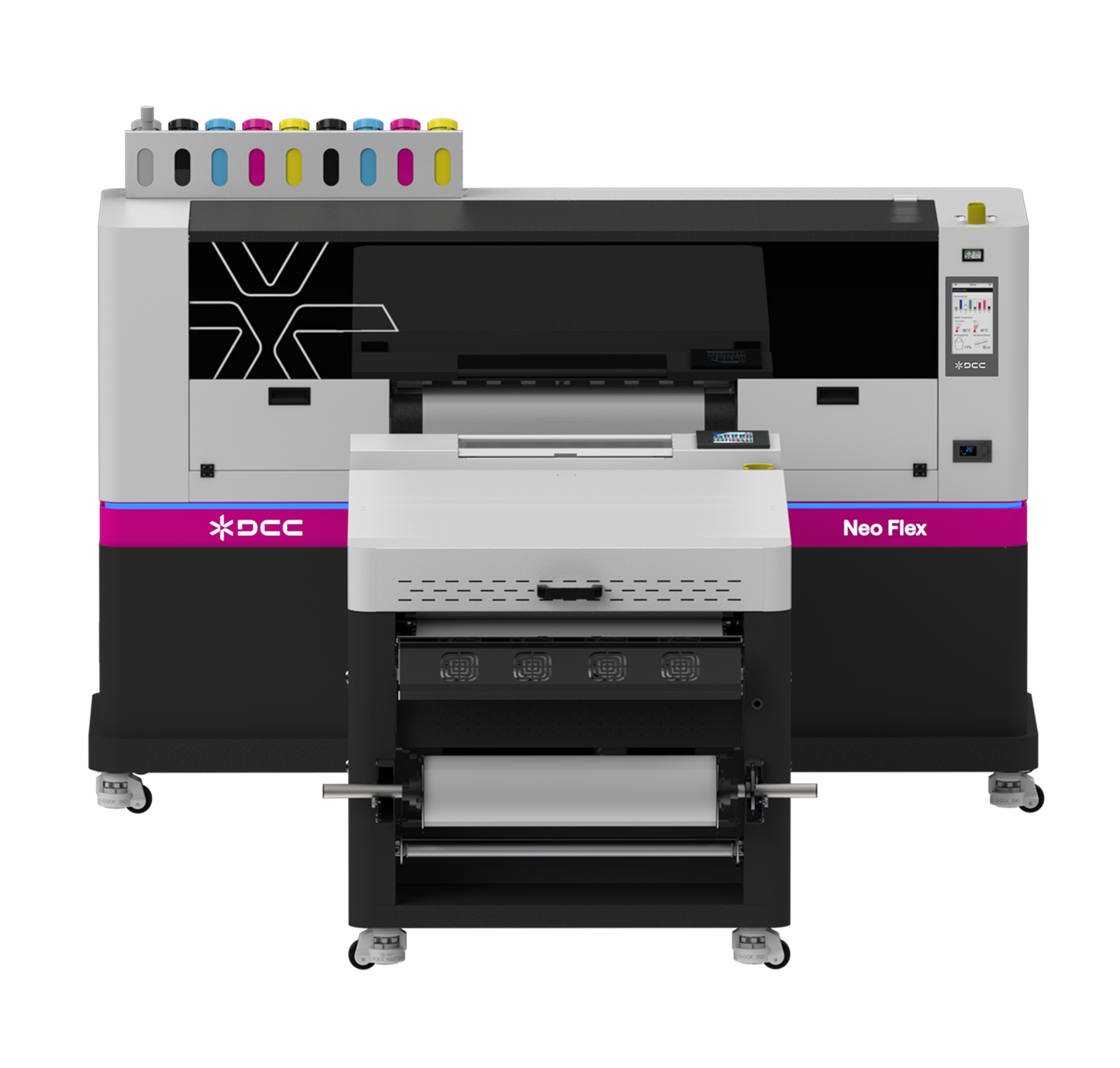 DCC NeoFlex F-41450 DTF Printer & Dryer: Front View