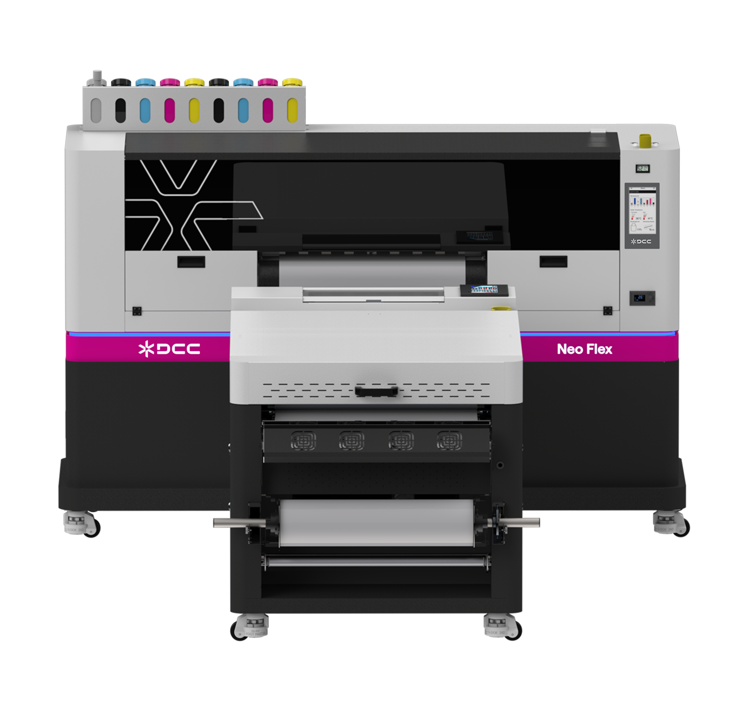 DCC NeoFlex F-41450 DTF Printer & Dryer: Front View