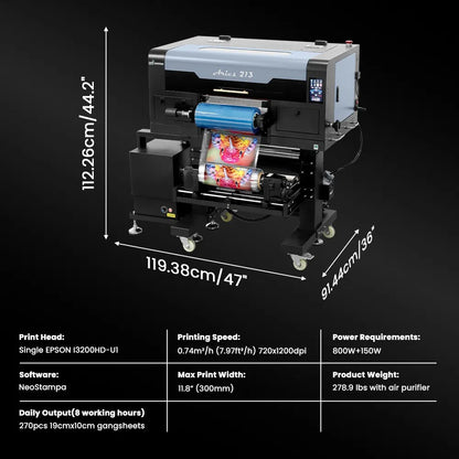 Aries 213 - 13" UV DTF Printer