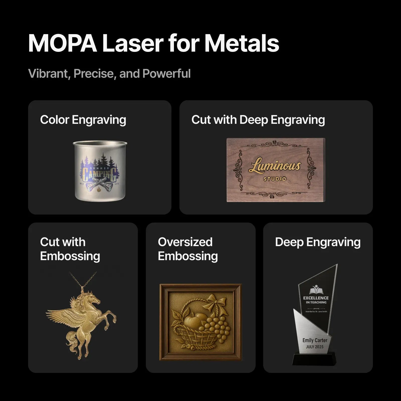 xTool F2 Ultra 60W MOPA & 40W Diode Dual Laser Engraver MOPA Laser for Metals
