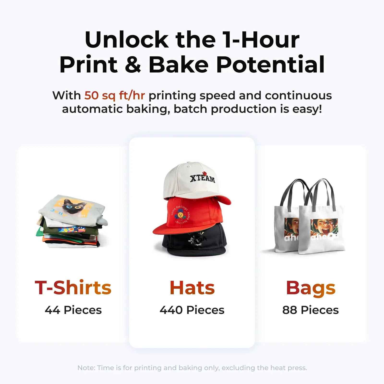 xTool DTF Apparel Printer Easy Batch Production