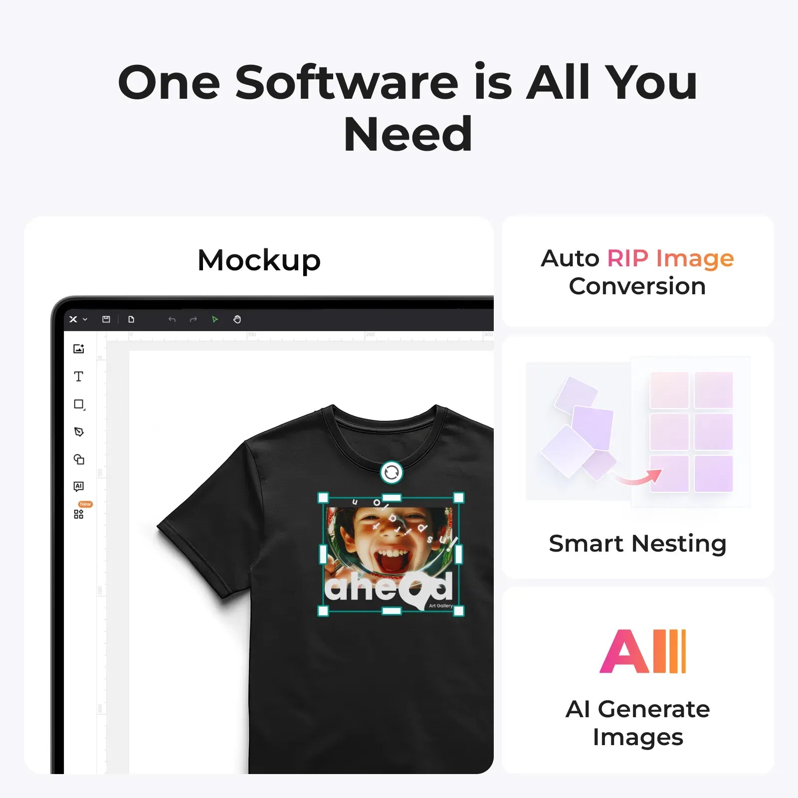 xTool DTF Apparel Printer - Simple RIP Software