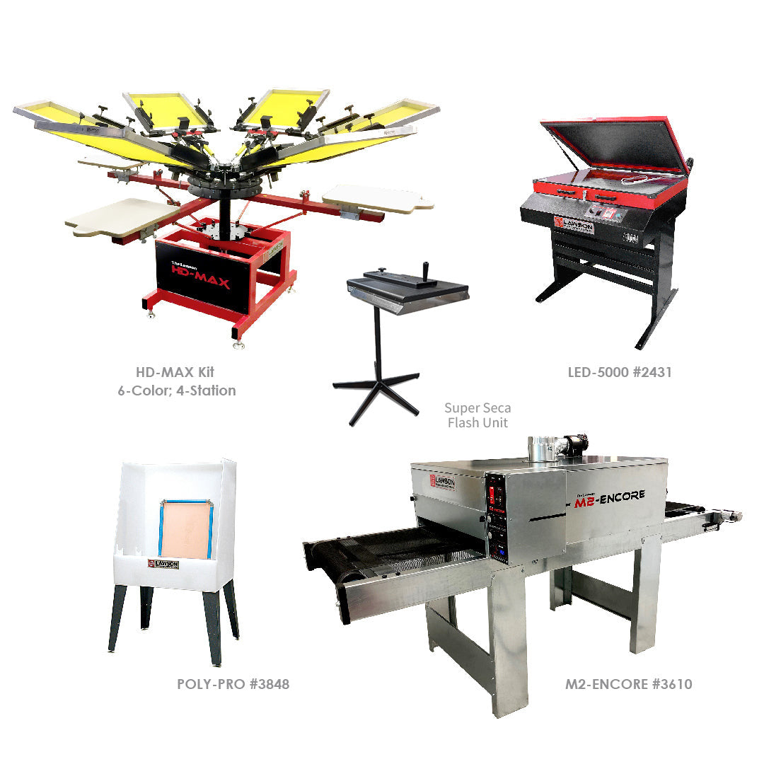 Professional Start-Up Screen Printing Package