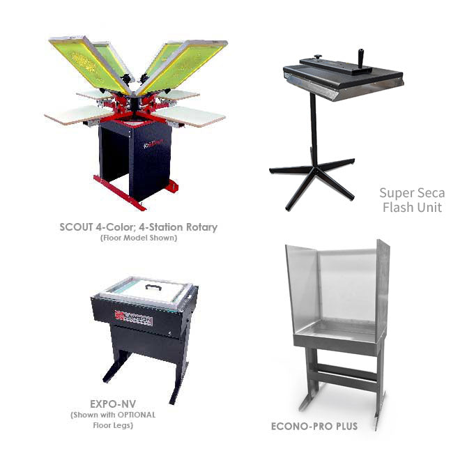 Scout XL Start-Up Screen Printing Package