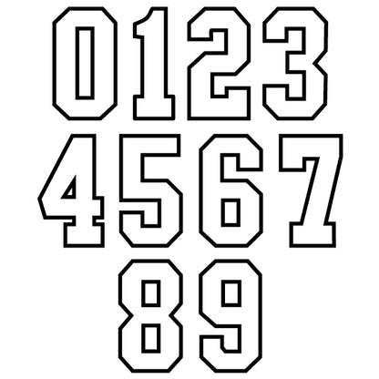20 x 12 Number Kit Stencil — 1-800-Stencil