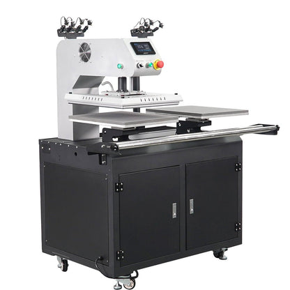 TITAN 16" x 20" Auto / Semi-Auto Dual Station Electric Heat Press with Stand