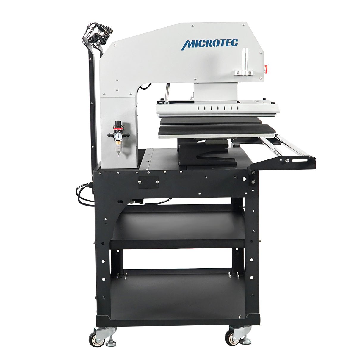 TITAN 16” x 24” Semi-Auto Dual Station Pneumatic Heat Press with Laser Alignment with Stand