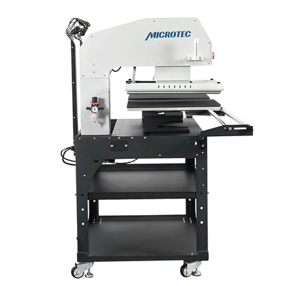 TITAN 16” x 24” Semi-Auto Dual Station Pneumatic Heat Press with Laser Alignment with Stand