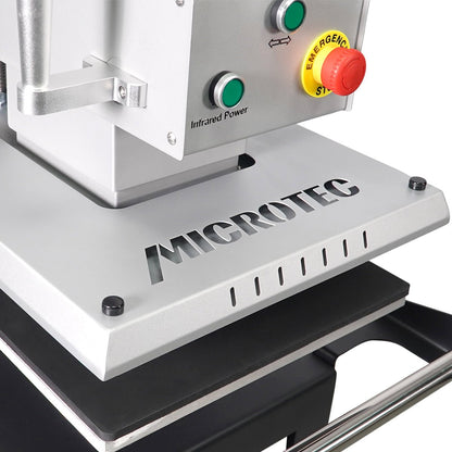 TITAN 16” x 24” Semi-Auto Dual Station Pneumatic Heat Press with Laser Alignment with Stand
