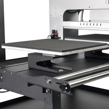 TITAN 16” x 20” Semi-Auto Dual Station Pneumatic Heat Press with Laser Alignment with Stand