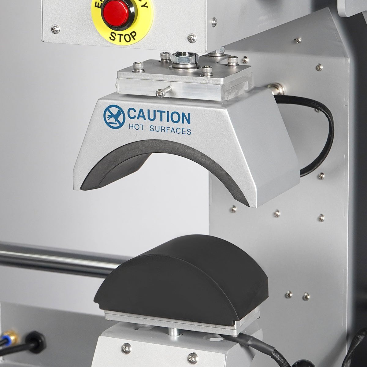 TITAN Double Station Dual Heat Pneumatic Cap & Label Combo Heat Press