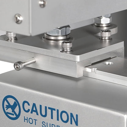 TITAN Double Station Dual Heat Pneumatic Cap & Label Combo Heat Press