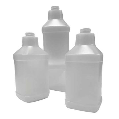 Chemical Resistant 32oz Square Spray Bottles W/O Spray Head