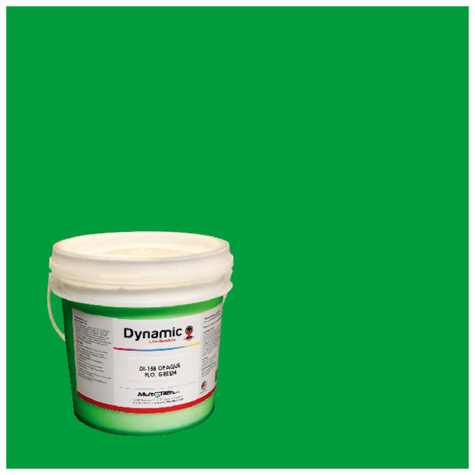 Fluorescent Green Low Bleed (LB) DI - 158 LB-Textile Plastisol Ink-Multi-Tech Lawson Screen & Digital Products dtf printer screen printing direct to fabric equipment machine printers equipment dtg printer screen printing direct to garment equipment machine printers