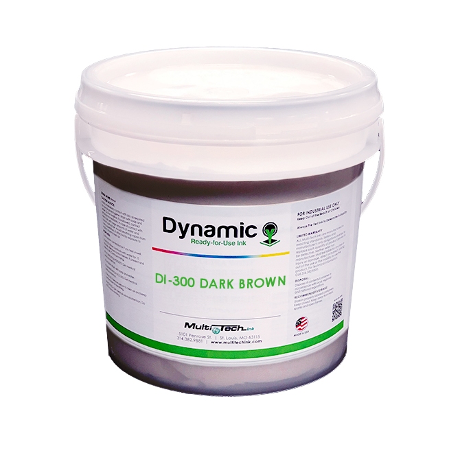 Dark Brown 300 RFU Low-Cure Dynamic Plastisol Ink
