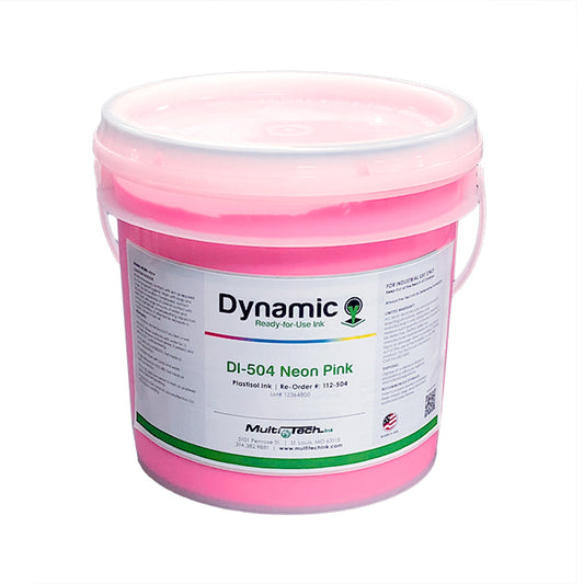 Neon Pink DI - 504-Textile Plastisol Ink-Multi-Tech Lawson Screen & Digital Products dtf printer screen printing direct to fabric equipment machine printers equipment dtg printer screen printing direct to garment equipment machine printers