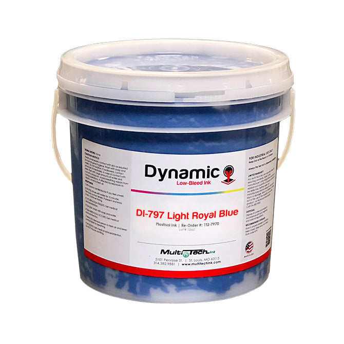 Light Royal Blue DI - 797 LB-Textile Plastisol Ink-Multi-Tech Lawson Screen & Digital Products dtf printer screen printing direct to fabric equipment machine printers equipment dtg printer screen printing direct to garment equipment machine printers