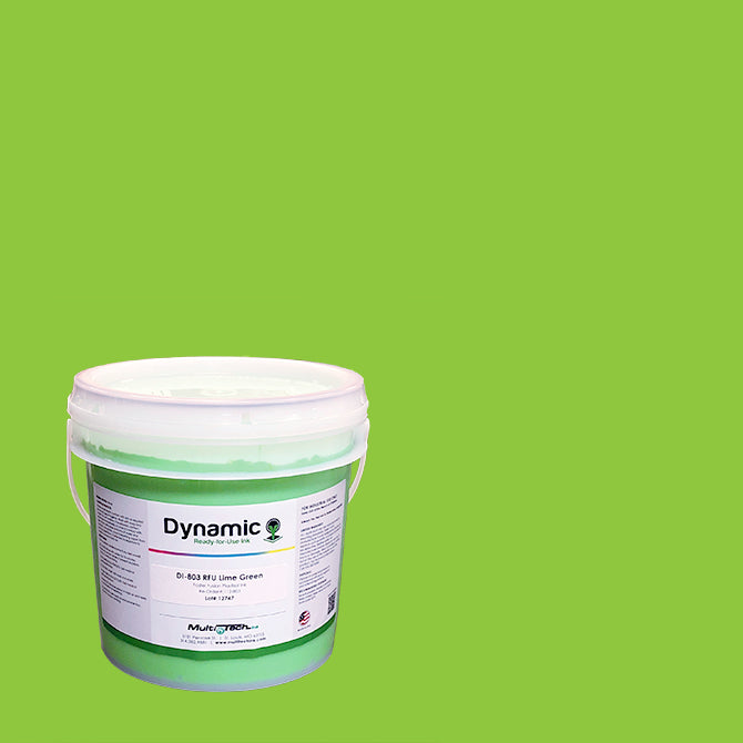 Rapid Cure Fluorescent Green Plastisol Ink - Screen Printing Ink Gallon - 128oz