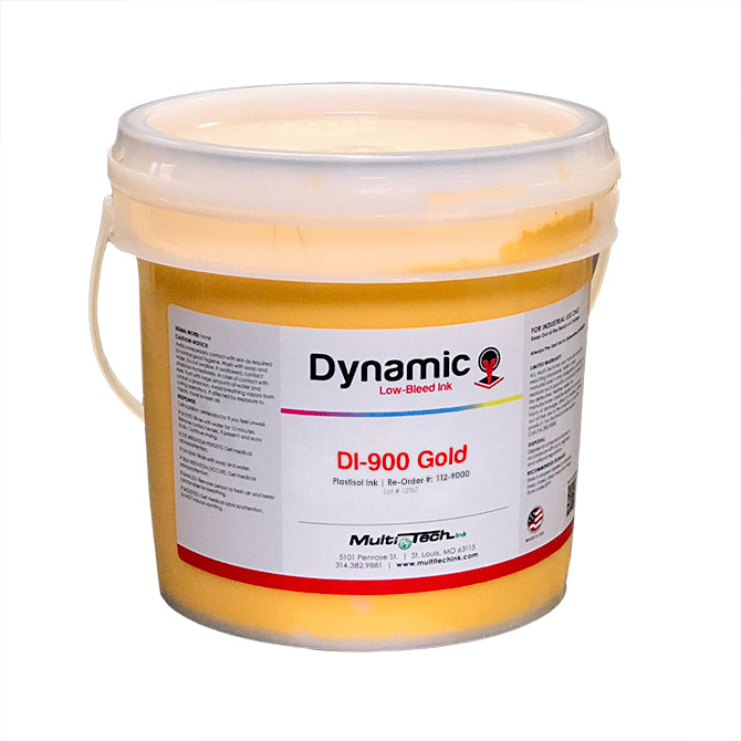 Gold Dynamic Low Bleed Screen Printing Plastisol Ink