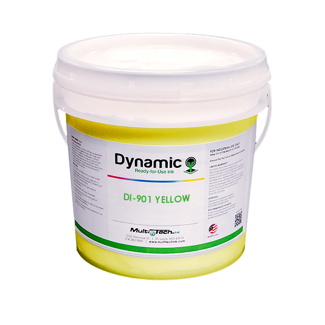 Process Yellow DI - 901-Textile Plastisol Ink-Multi-Tech Lawson Screen & Digital Products dtf printer screen printing direct to fabric equipment machine printers equipment dtg printer screen printing direct to garment equipment machine printers