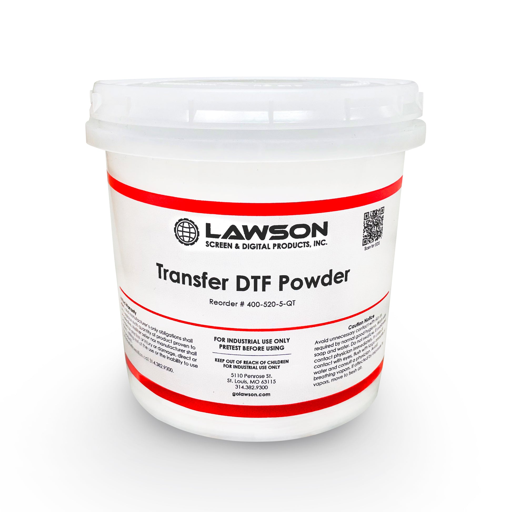 Direct-to-Film (DTF) Heat Transfer Powder  DTF Supplies – Lawson Screen &  Digital Products