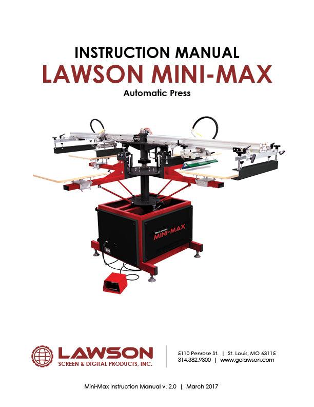 Automatic Screen Printing Press Manual – Lawson & Digital Products