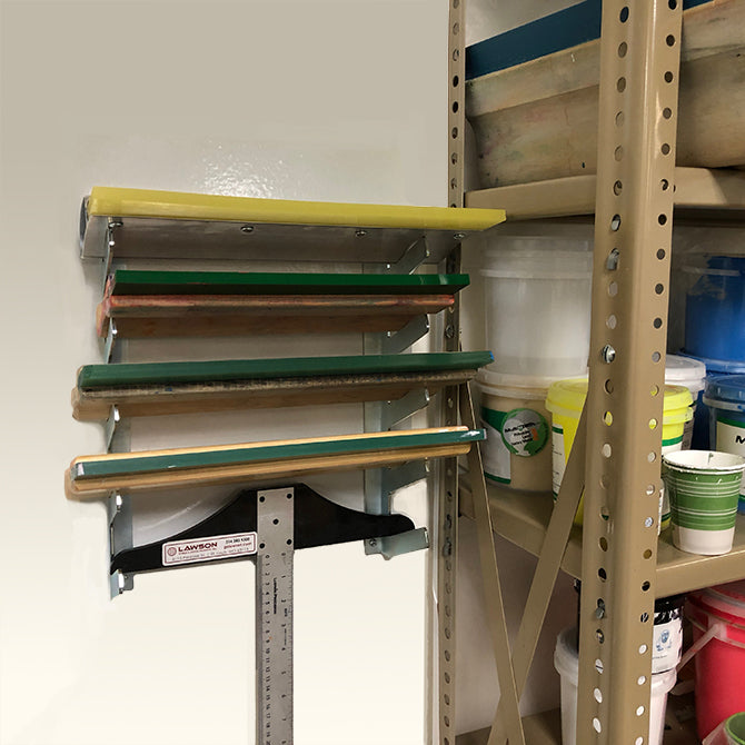 Squeegee Rack-Screen Printing Squeegees and Floodbars-Lawson Screen & Digital Products Lawson Screen & Digital Products dtf printer screen printing direct to fabric equipment machine printers equipment dtg printer screen printing direct to garment equipment machine printers