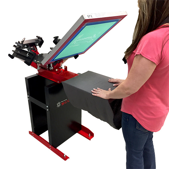 Screen sale tee machine