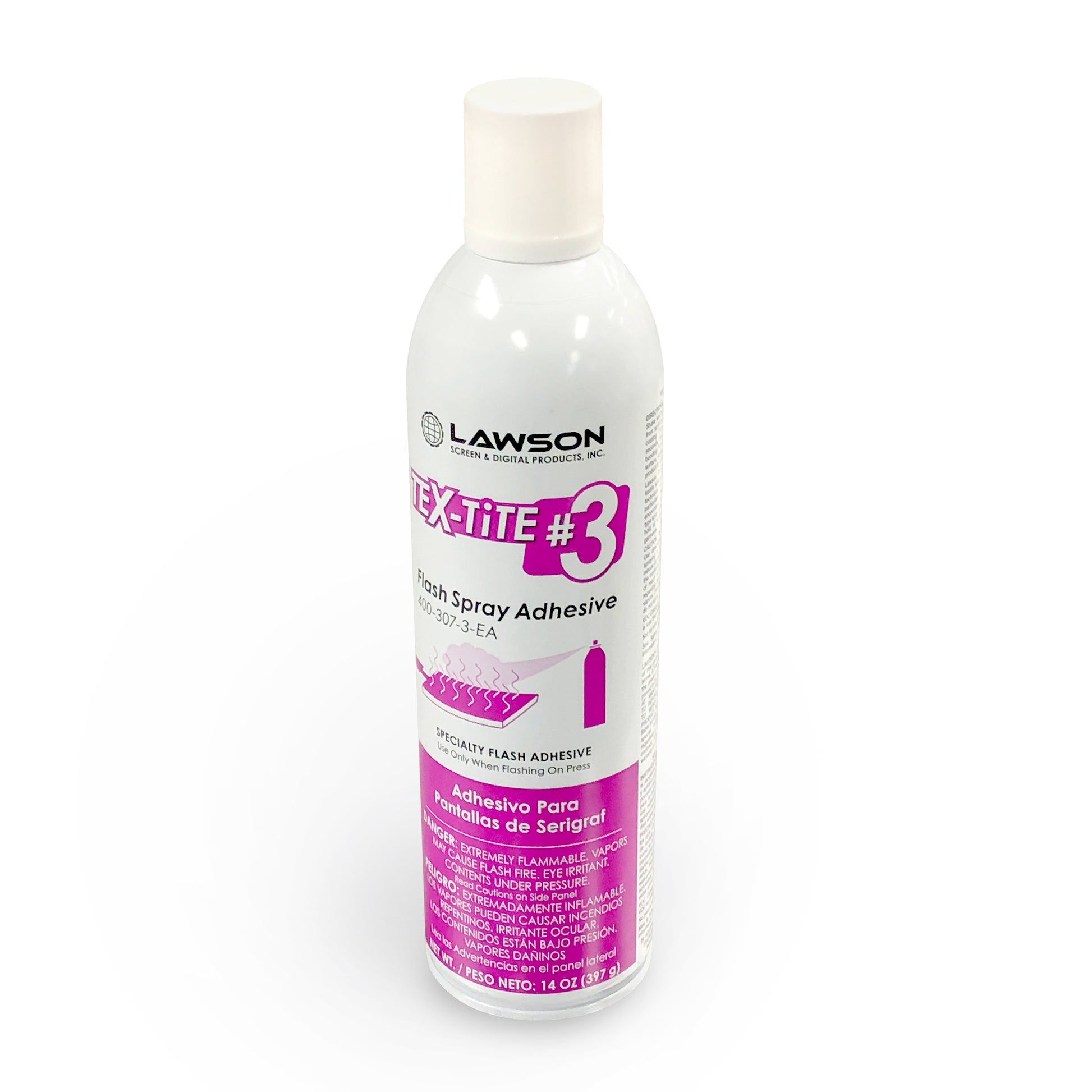 Tex-Tite #3 Flash Screen Printing Supply Platen Adhesive Spray – Lawson  Screen & Digital Products