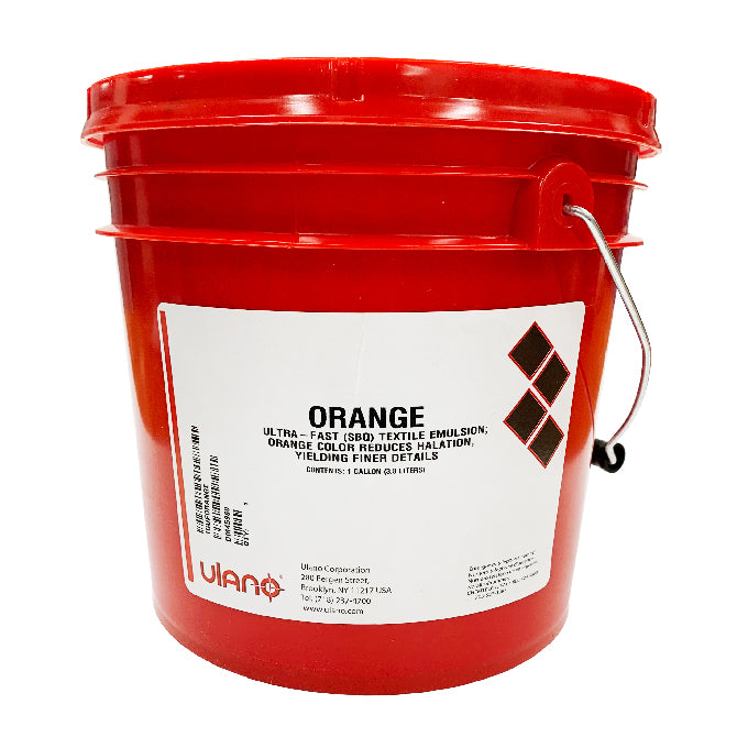 Ulano Orange Textile Emulsion | Screen Printing Emulsion