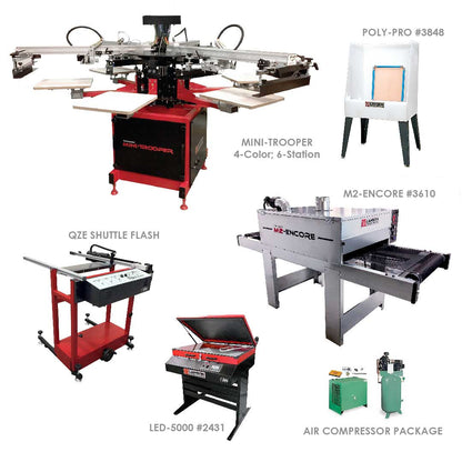 Mini-Trooper Start-Up Screen Printing Package