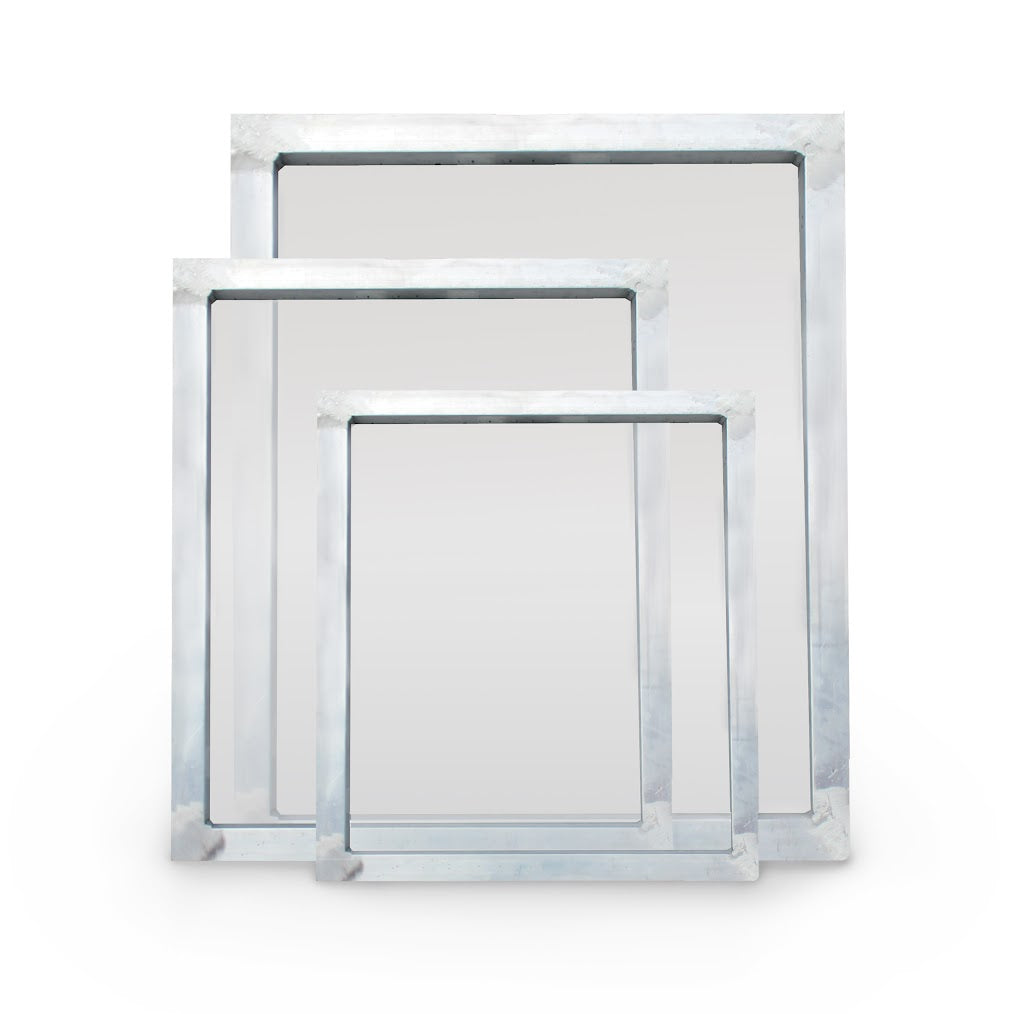 Printer's Edge Aluminum Screen Printing Frame - 20 x 24 x 1 1/4, White,  160 mesh