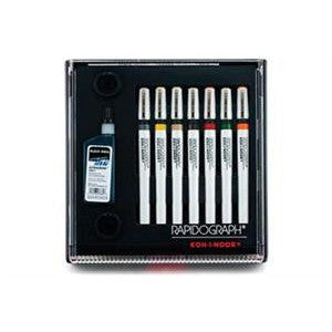 Rapidograph Technical Pen Set-Art Supplies-Lawson Screen & Digital Products Lawson Screen & Digital Products dtf printer screen printing direct to fabric equipment machine printers equipment dtg printer screen printing direct to garment equipment machine printers