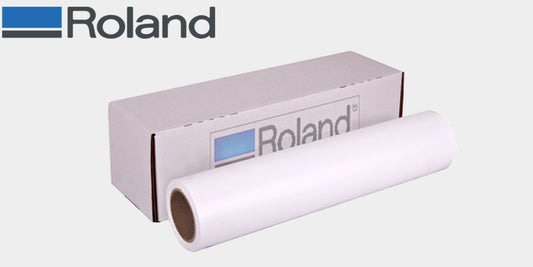 Roland Clear Static Cling 20" X 50"-Roland Lawson Screen & Digital Products dtf printer screen printing direct to fabric equipment machine printers equipment dtg printer screen printing direct to garment equipment machine printers